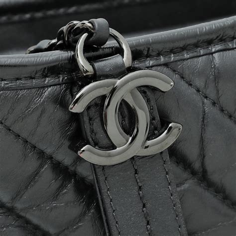 chanel so black gabrielle hobo bag|More.